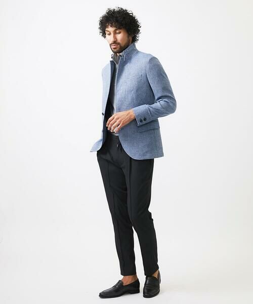 MICHEL KLEIN HOMME / ミッシェルクランオム テーラードジャケット | カラミメッシュコンバーチブルジャケット | 詳細4