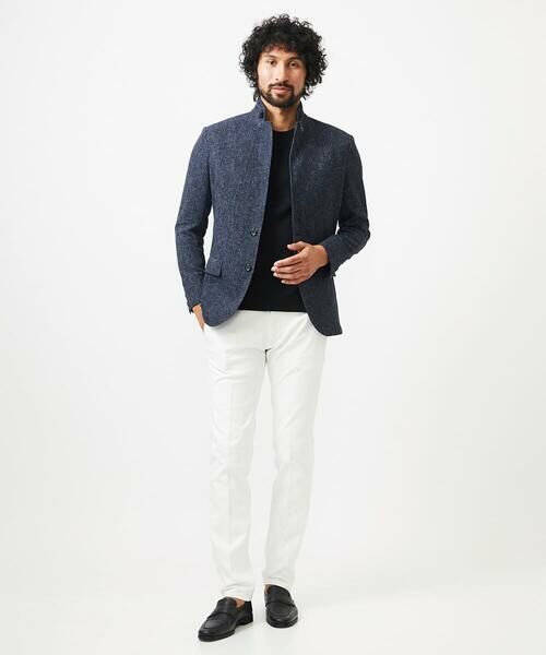 MICHEL KLEIN HOMME / ミッシェルクランオム テーラードジャケット | カラミメッシュコンバーチブルジャケット | 詳細15