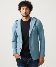 MICHEL KLEIN HOMME / ミッシェルクランオム パーカー | サッカー柄フードジャケット