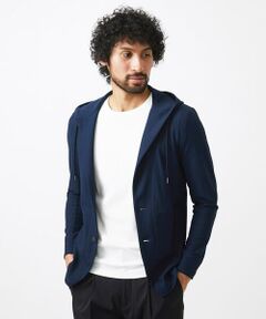 MICHEL KLEIN HOMME / ミッシェルクランオム パーカー | サッカー柄フードジャケット