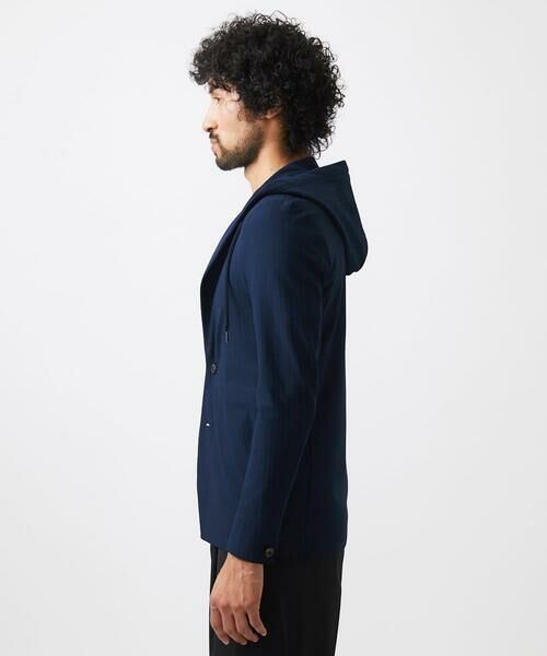 MICHEL KLEIN HOMME / ミッシェルクランオム パーカー | サッカー柄フードジャケット | 詳細4