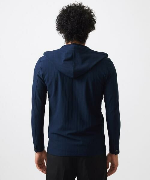 MICHEL KLEIN HOMME / ミッシェルクランオム パーカー | サッカー柄フードジャケット | 詳細5