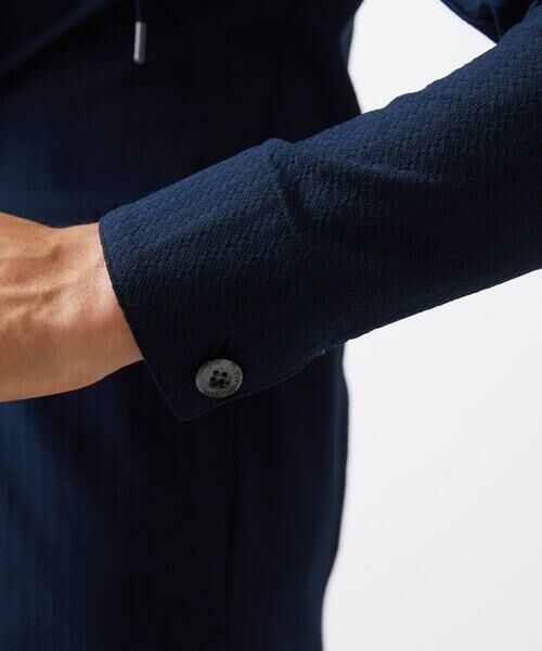 MICHEL KLEIN HOMME / ミッシェルクランオム パーカー | サッカー柄フードジャケット | 詳細8