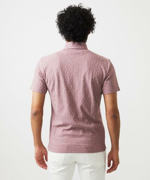 MICHEL KLEIN HOMME / ミッシェルクランオム カットソー | 《日本製》幾何学柄ポロシャツ | 詳細4