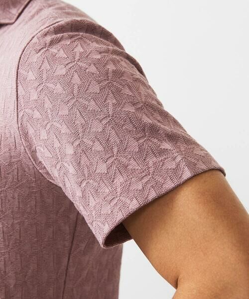 MICHEL KLEIN HOMME / ミッシェルクランオム カットソー | 《日本製》幾何学柄ポロシャツ | 詳細6