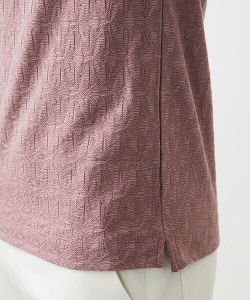 MICHEL KLEIN HOMME / ミッシェルクランオム カットソー | 《日本製》幾何学柄ポロシャツ | 詳細7