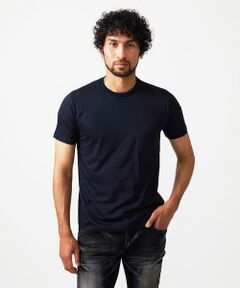 MICHEL KLEIN HOMME / ミッシェルクランオム カットソー | ニット衿クルーネックカットソー