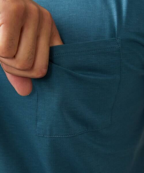 MICHEL KLEIN HOMME / ミッシェルクランオム カットソー | ニット衿クルーネックカットソー | 詳細5