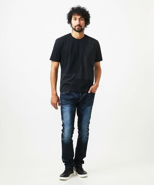 MICHEL KLEIN HOMME / ミッシェルクランオム カットソー | 【セットアップ】切り替えクルーネック半袖カットソー | 詳細6