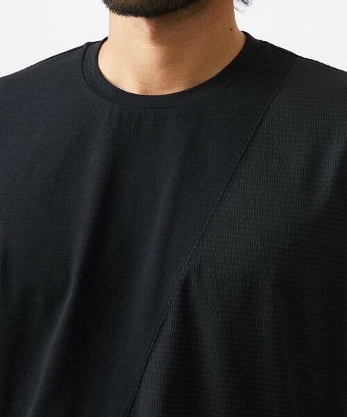 MICHEL KLEIN HOMME / ミッシェルクランオム カットソー | 【セットアップ】切り替えクルーネック半袖カットソー | 詳細9