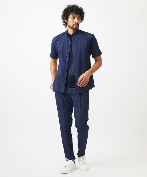 MICHEL KLEIN HOMME / ミッシェルクランオム チノ・ワークパンツ | 【セットアップ】ワンタックイージーパンツ | 詳細2