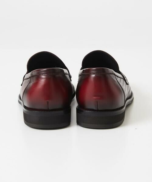 MICHEL KLEIN HOMME / ミッシェルクランオム フラットシューズ | カーボンクロス綾織柄ローファー | 詳細2