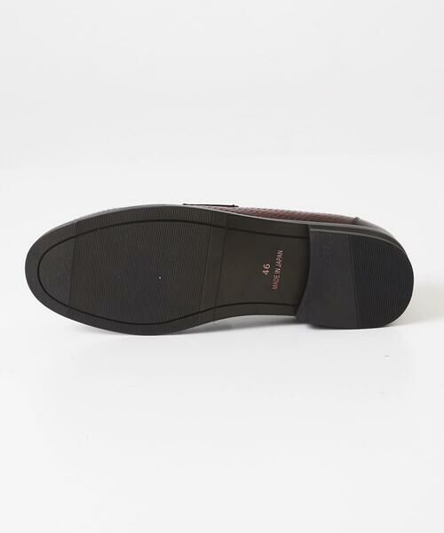 MICHEL KLEIN HOMME / ミッシェルクランオム フラットシューズ | カーボンクロス綾織柄ローファー | 詳細6