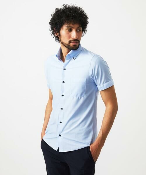 MICHEL KLEIN HOMME / ミッシェルクランオム シャツ・ブラウス | 《日本製》半袖シャツ | 詳細1