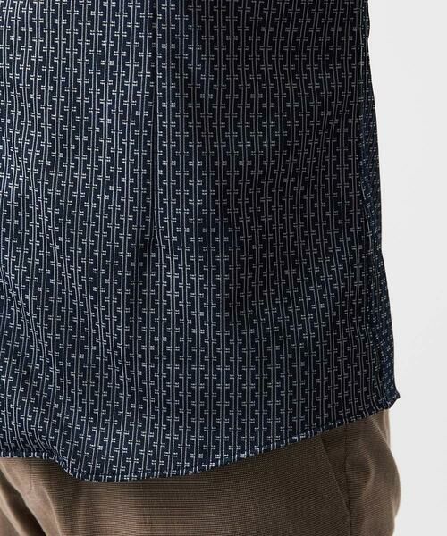 MICHEL KLEIN HOMME / ミッシェルクランオム シャツ・ブラウス | 《日本製》ジャガード半袖シャツ | 詳細11