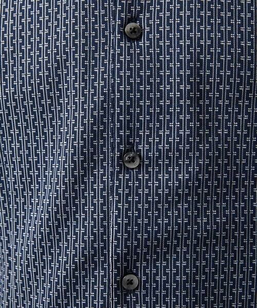 MICHEL KLEIN HOMME / ミッシェルクランオム シャツ・ブラウス | 《日本製》ジャガード半袖シャツ | 詳細12