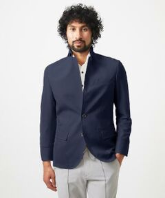 MICHEL KLEIN HOMME / ミッシェルクランオム テーラードジャケット | メッシュ調コンバーチブルジャケット