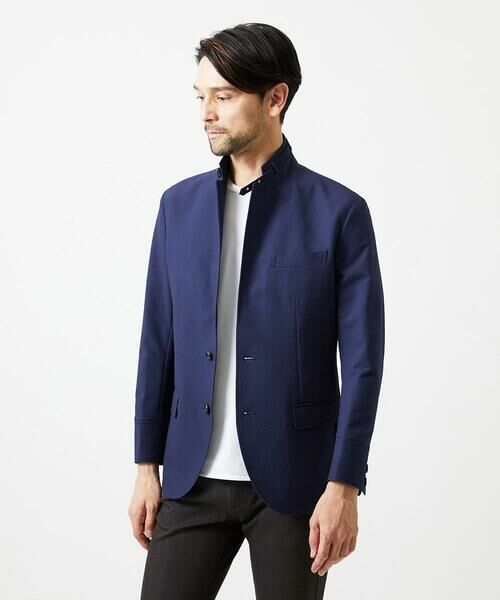 MICHEL KLEIN HOMME / ミッシェルクランオム テーラードジャケット | メッシュ調コンバーチブルジャケット | 詳細3