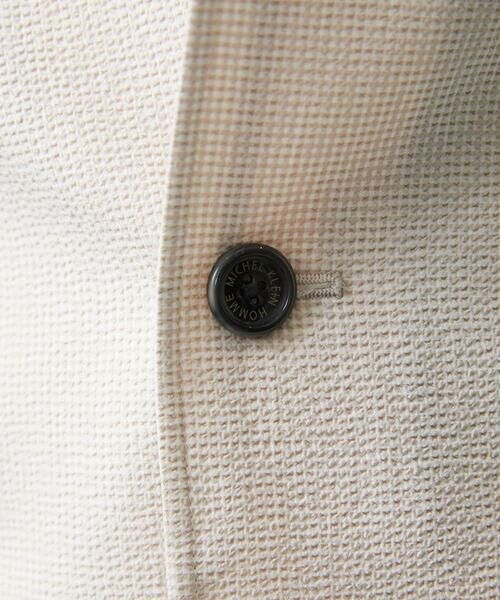 MICHEL KLEIN HOMME / ミッシェルクランオム テーラードジャケット | メッシュ調コンバーチブルジャケット | 詳細11