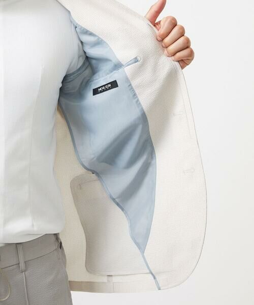 MICHEL KLEIN HOMME / ミッシェルクランオム テーラードジャケット | メッシュ調コンバーチブルジャケット | 詳細13