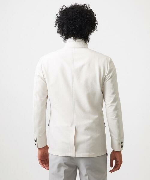 MICHEL KLEIN HOMME / ミッシェルクランオム テーラードジャケット | メッシュ調コンバーチブルジャケット | 詳細6