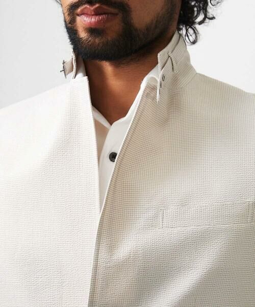 MICHEL KLEIN HOMME / ミッシェルクランオム テーラードジャケット | メッシュ調コンバーチブルジャケット | 詳細7