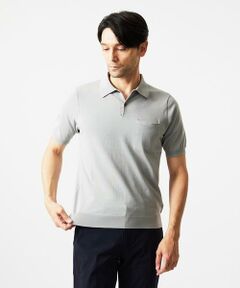 MICHEL KLEIN HOMME / ミッシェルクランオム ニット・セーター | 半袖ニットポロシャツ