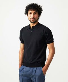MICHEL KLEIN HOMME / ミッシェルクランオム ニット・セーター | 半袖ニットポロシャツ