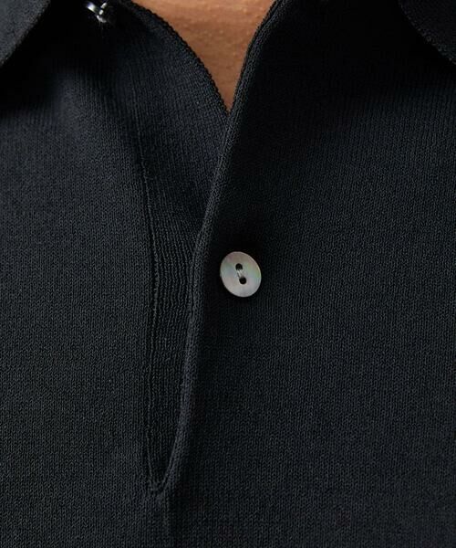 MICHEL KLEIN HOMME / ミッシェルクランオム ニット・セーター | 半袖ニットポロシャツ | 詳細10