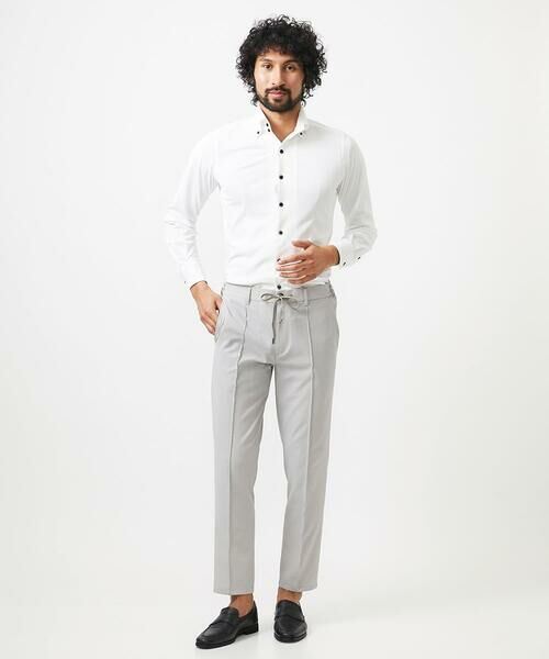 MICHEL KLEIN HOMME / ミッシェルクランオム ショート・ハーフ・半端丈パンツ | サッカーストレッチイージーパンツ | 詳細3