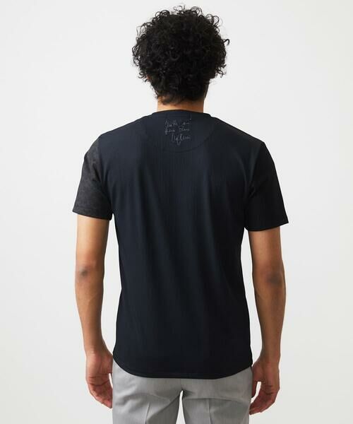 MICHEL KLEIN HOMME / ミッシェルクランオム カットソー | マテリアルブロックVネックカットソー | 詳細3