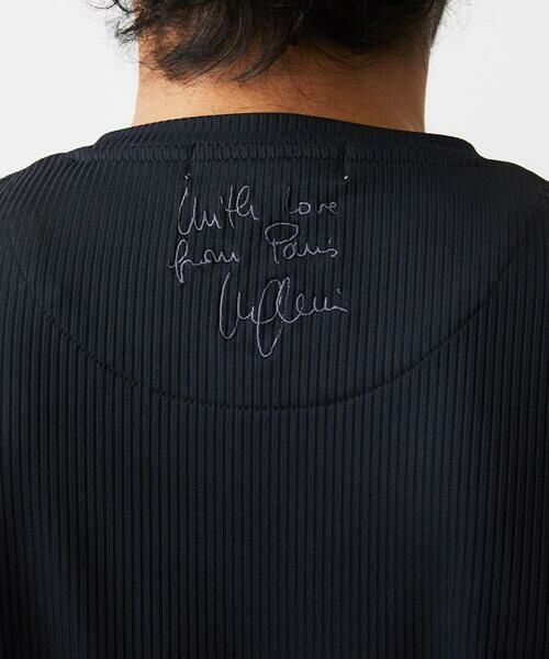 MICHEL KLEIN HOMME / ミッシェルクランオム カットソー | マテリアルブロックVネックカットソー | 詳細4