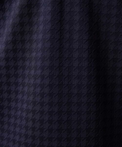 MICHEL KLEIN HOMME / ミッシェルクランオム カットソー | 千鳥柄ジャガード半袖ポロシャツ | 詳細3
