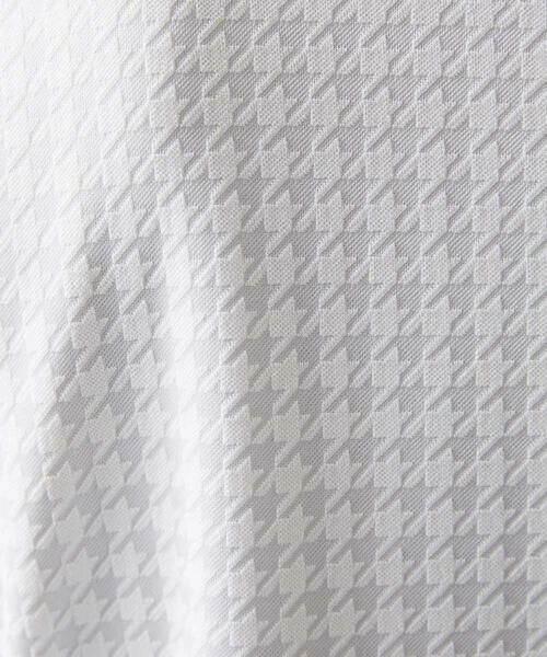 MICHEL KLEIN HOMME / ミッシェルクランオム カットソー | 千鳥柄ジャガード半袖ポロシャツ | 詳細7