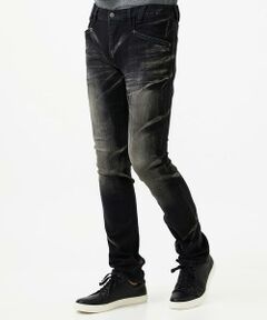 MICHEL KLEIN HOMME / ミッシェルクランオム チノ・ワークパンツ | 【2025年モデル】《日本製》ブラックオーシャンデニムパンツ