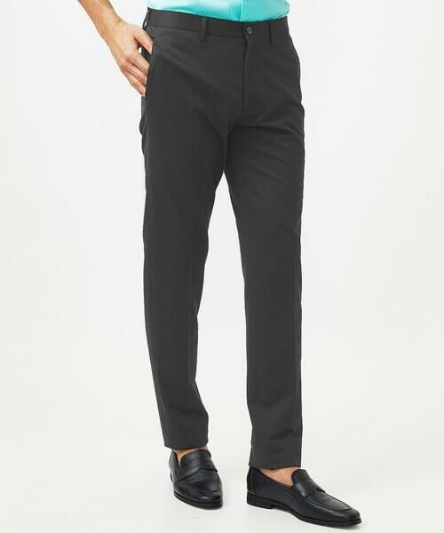 MICHEL KLEIN HOMME / ミッシェルクランオム チノ・ワークパンツ | 【セットアップ】メッシュストレッチスラックスパンツ(ダークグレー)