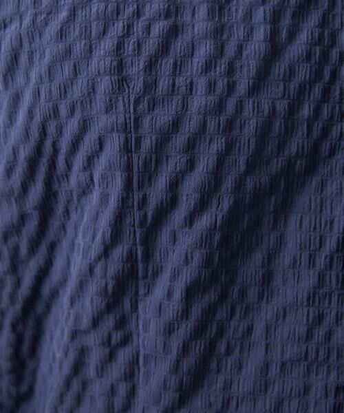 MICHEL KLEIN HOMME / ミッシェルクランオム シャツ・ブラウス | シアーサッカー調長袖シャツ | 詳細9