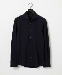 MICHEL KLEIN HOMME / ミッシェルクランオム シャツ・ブラウス | 千鳥柄サッカー長袖シャツ