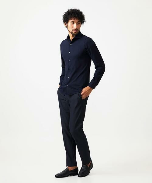 MICHEL KLEIN HOMME / ミッシェルクランオム シャツ・ブラウス | 千鳥柄サッカー長袖シャツ | 詳細7