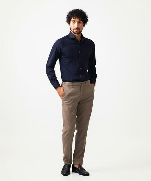 MICHEL KLEIN HOMME / ミッシェルクランオム シャツ・ブラウス | 千鳥柄サッカー長袖シャツ | 詳細8