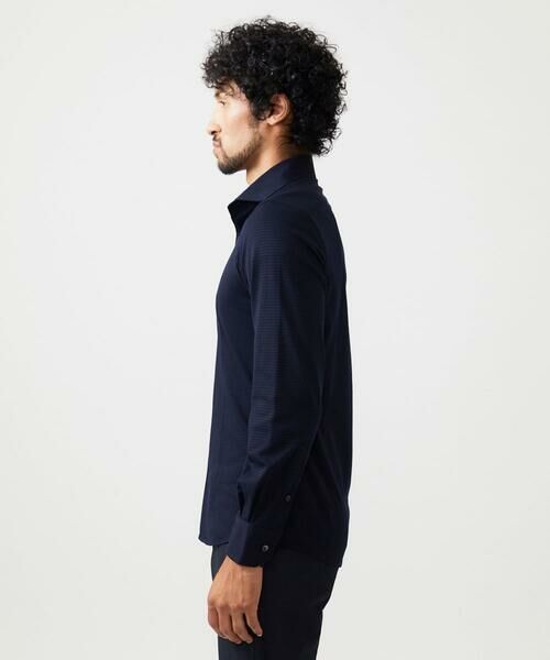 MICHEL KLEIN HOMME / ミッシェルクランオム シャツ・ブラウス | 千鳥柄サッカー長袖シャツ | 詳細9