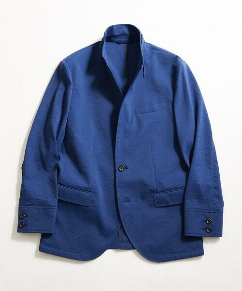 MICHEL KLEIN HOMME/ミッシェルクランオム コンバーチブルジャケット ブルー 44