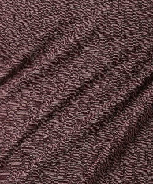 MICHEL KLEIN HOMME / ミッシェルクランオム カットソー | 《日本製》レンガ柄Vネック半袖カットソー | 詳細2