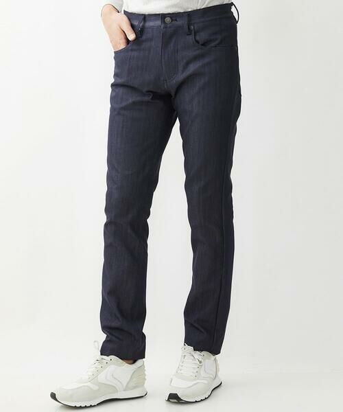 MICHEL KLEIN HOMME / ミッシェルクランオム チノ・ワークパンツ | 【撥水】プレビアシャンブレー5ポケットパンツ | 詳細1