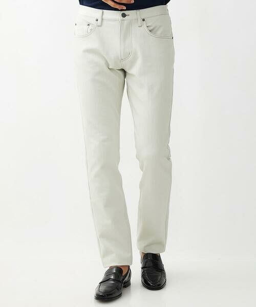 MICHEL KLEIN HOMME / ミッシェルクランオム チノ・ワークパンツ | 【撥水】プレビアシャンブレー5ポケットパンツ | 詳細3