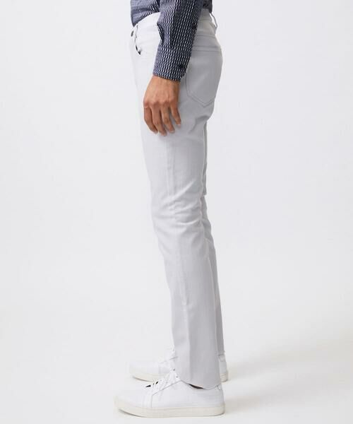 MICHEL KLEIN HOMME / ミッシェルクランオム チノ・ワークパンツ | 【撥水】プレビアシャンブレー5ポケットパンツ | 詳細10
