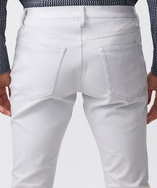 MICHEL KLEIN HOMME / ミッシェルクランオム チノ・ワークパンツ | 【撥水】プレビアシャンブレー5ポケットパンツ | 詳細12
