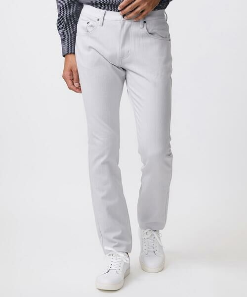 MICHEL KLEIN HOMME / ミッシェルクランオム チノ・ワークパンツ | 【撥水】プレビアシャンブレー5ポケットパンツ | 詳細8