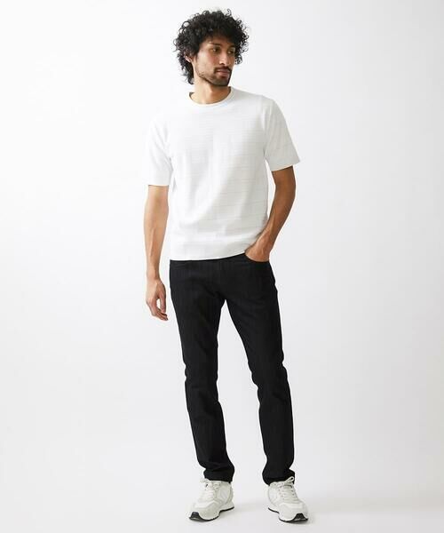 MICHEL KLEIN HOMME / ミッシェルクランオム チノ・ワークパンツ | 【撥水】プレビアシャンブレー5ポケットパンツ | 詳細19