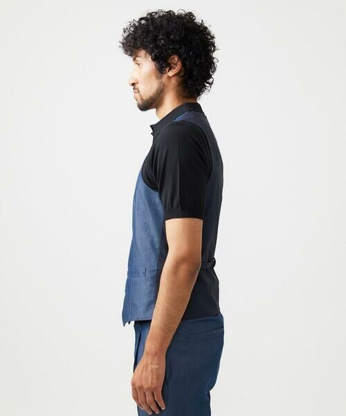 MICHEL KLEIN HOMME / ミッシェルクランオム ベスト | 【セットアップ】デニム調リバーシブルベスト | 詳細3